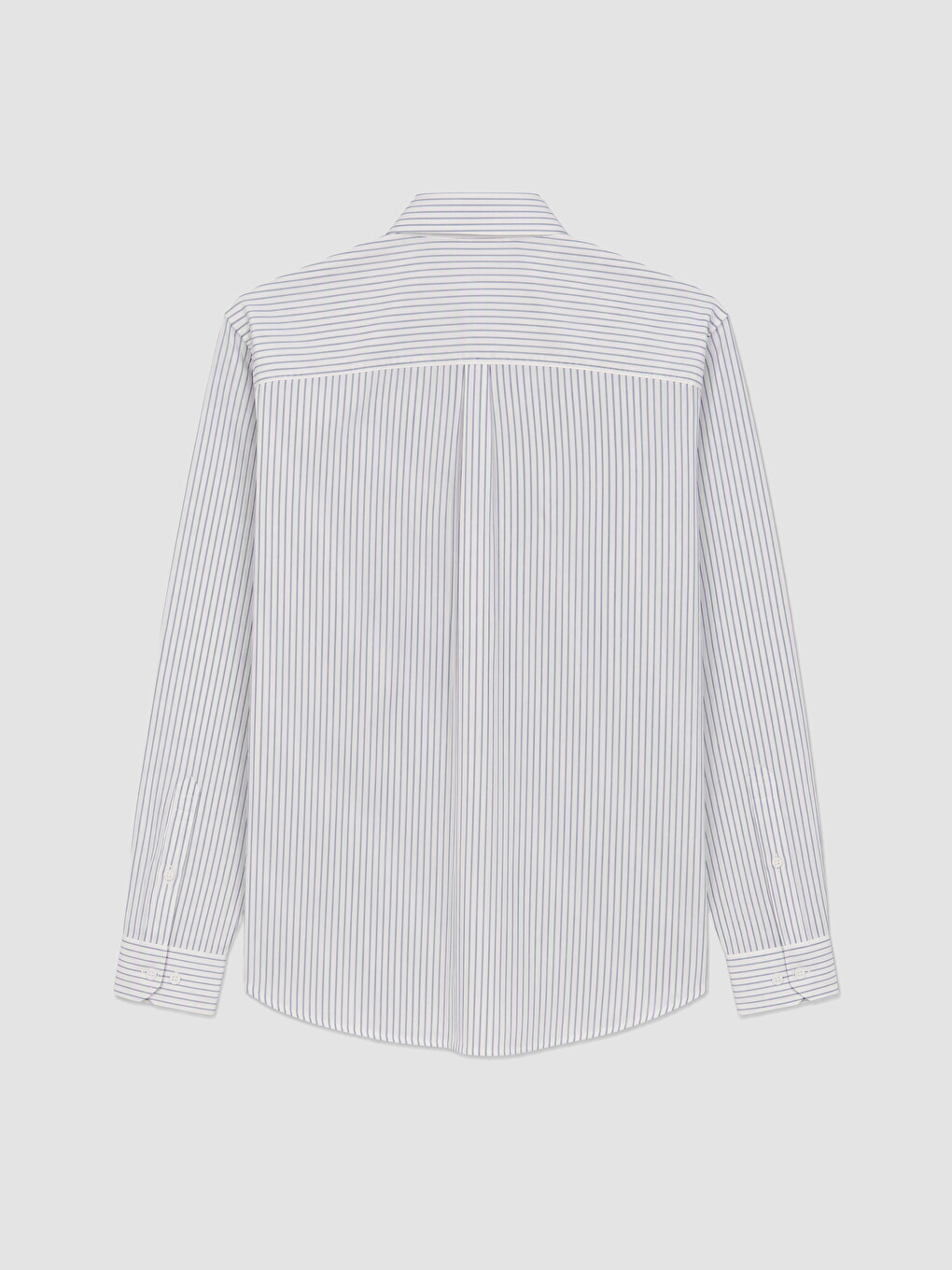 Regular Fit Striped Linen Blend Men's Shirt-5