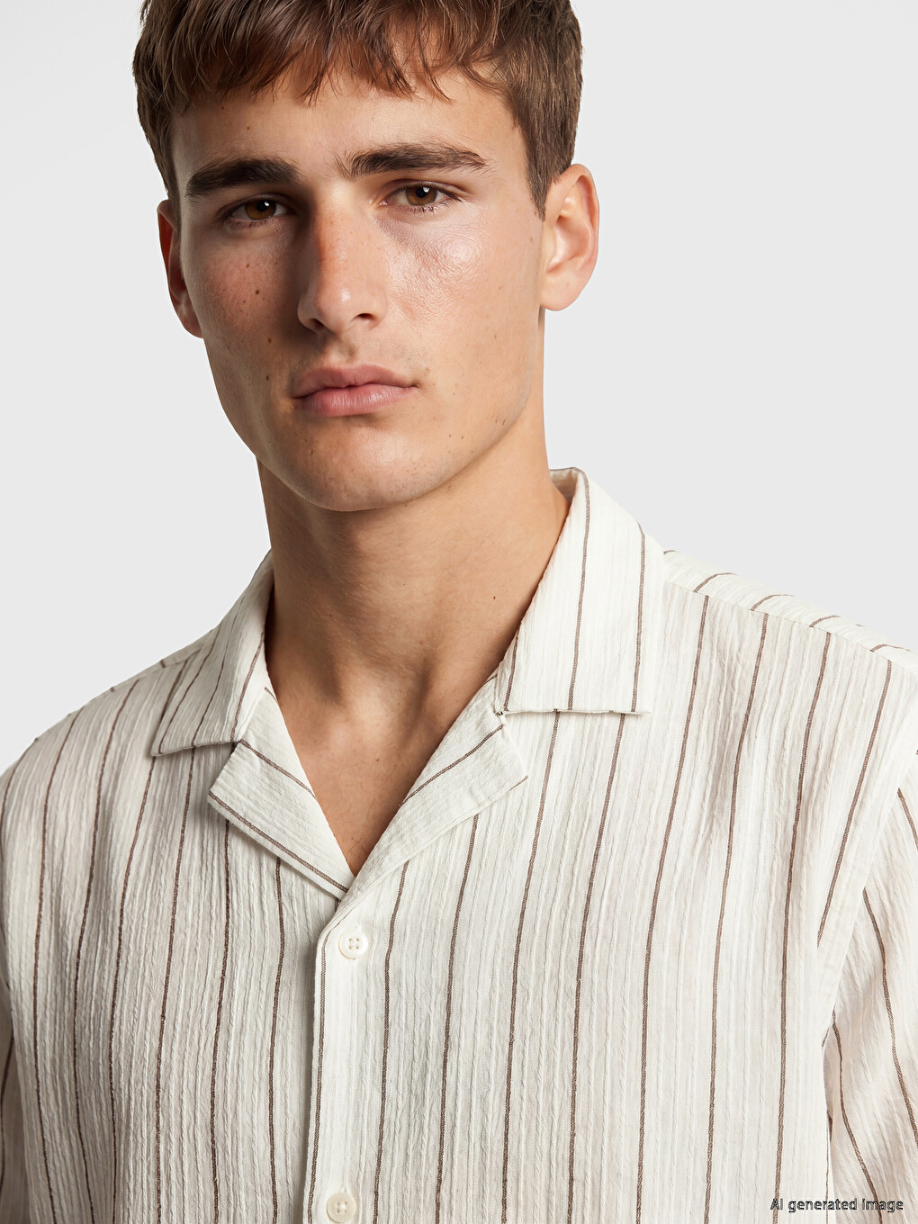 Man Ecru Shirt-2