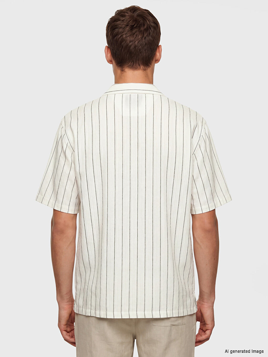 Man Ecru Shirt-3