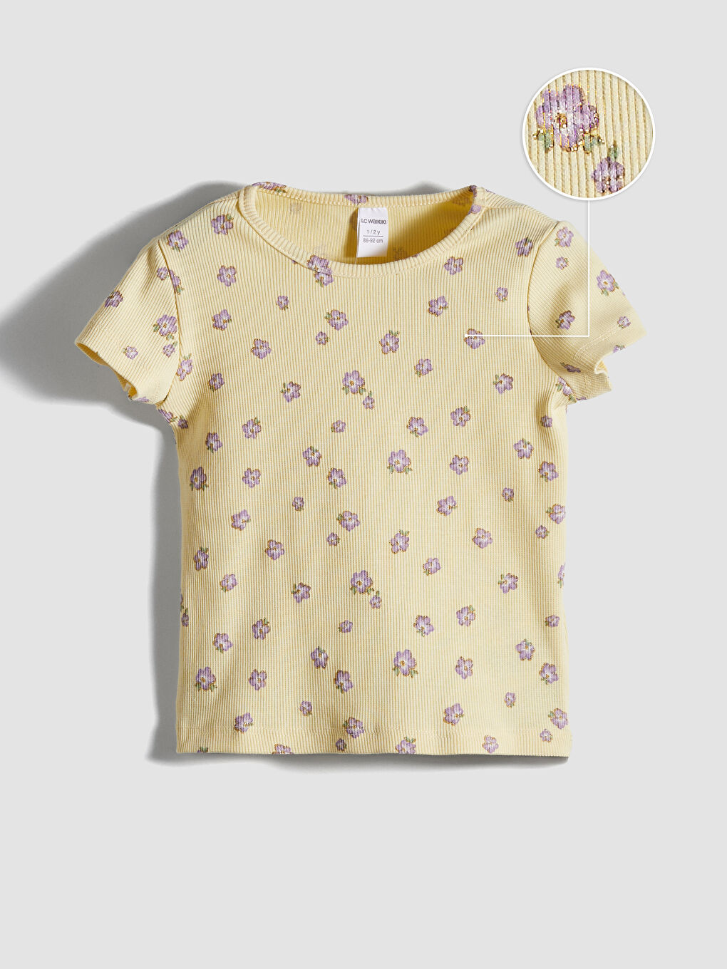 Djevojka ŽUTA Majica kratkih rukava-1