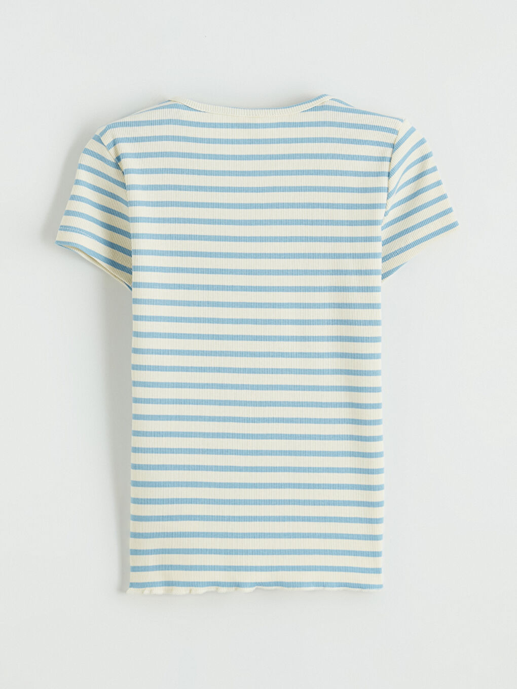 Mavi Bisiklet Yaka Kız Çocuk Tişört-2