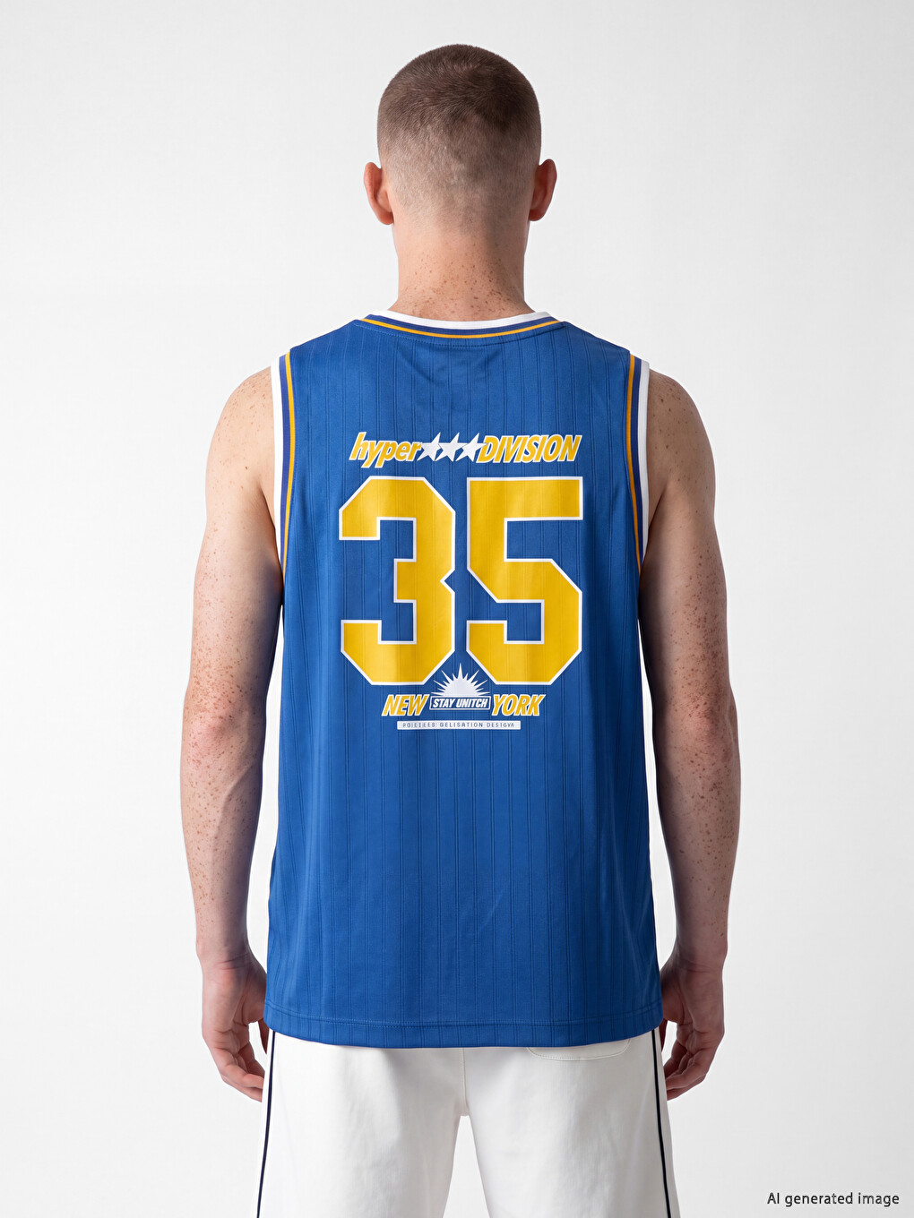 Crew Neck Printed Men's Sleeveless T-shirt-3