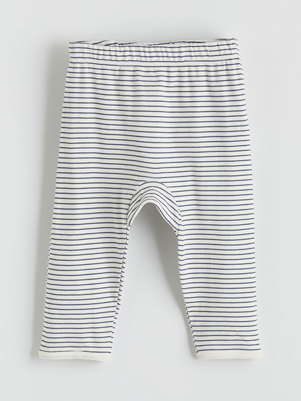 Ekru Çizgili Erkek Bebek Body ve Pantolon Takım-4