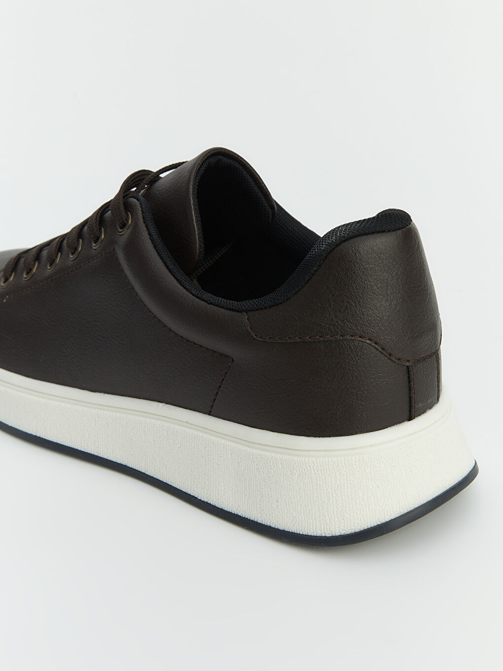 Kahverengi Deri Görünümlü Erkek Spor Ayakkabı-3