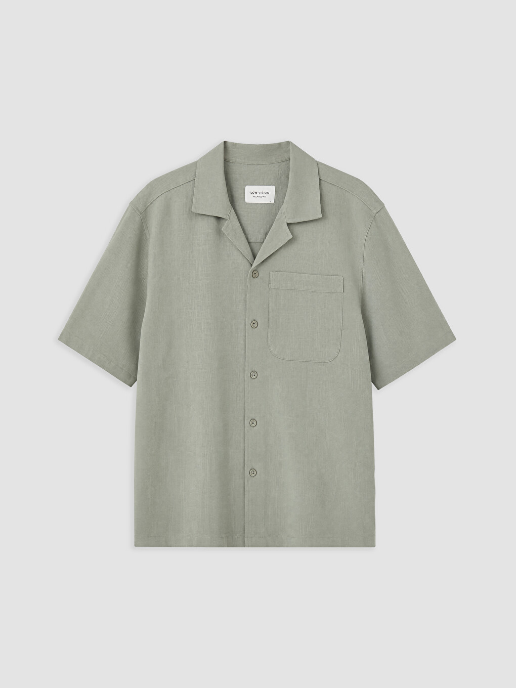 Regular Fit Resort Collar Men's Shirt