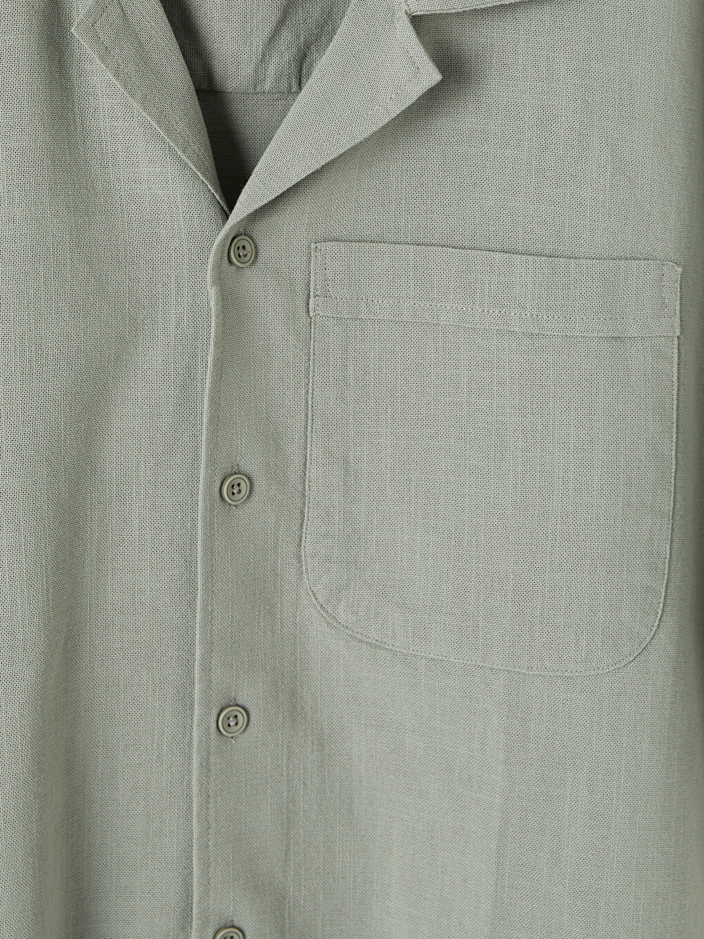 Regular Fit Resort Collar Men's Shirt-2