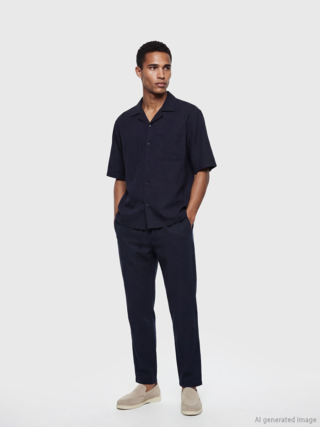 Man NAVY Shirt-1