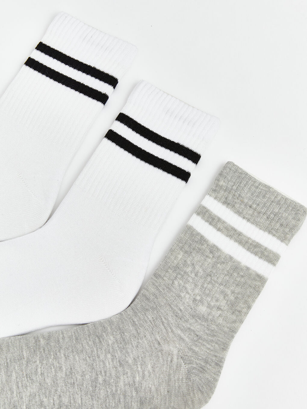 Karışık Çizgili Erkek Soket Çorap 5'li-1