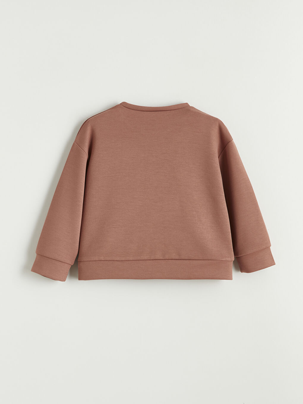 Kahverengi Kız Çocuk Sweatshirt ve Pantolon Takım-3