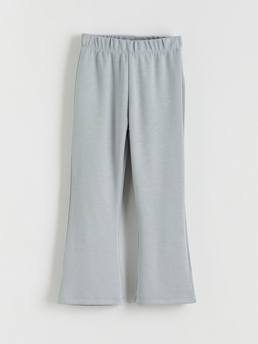 Gri Bisiklet Yaka Kız Çocuk Sweatshirt ve Pantolon-4