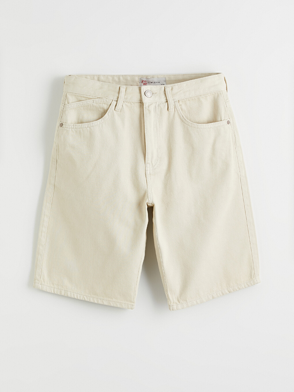 Regular Fit Erkek Jean Şort-4