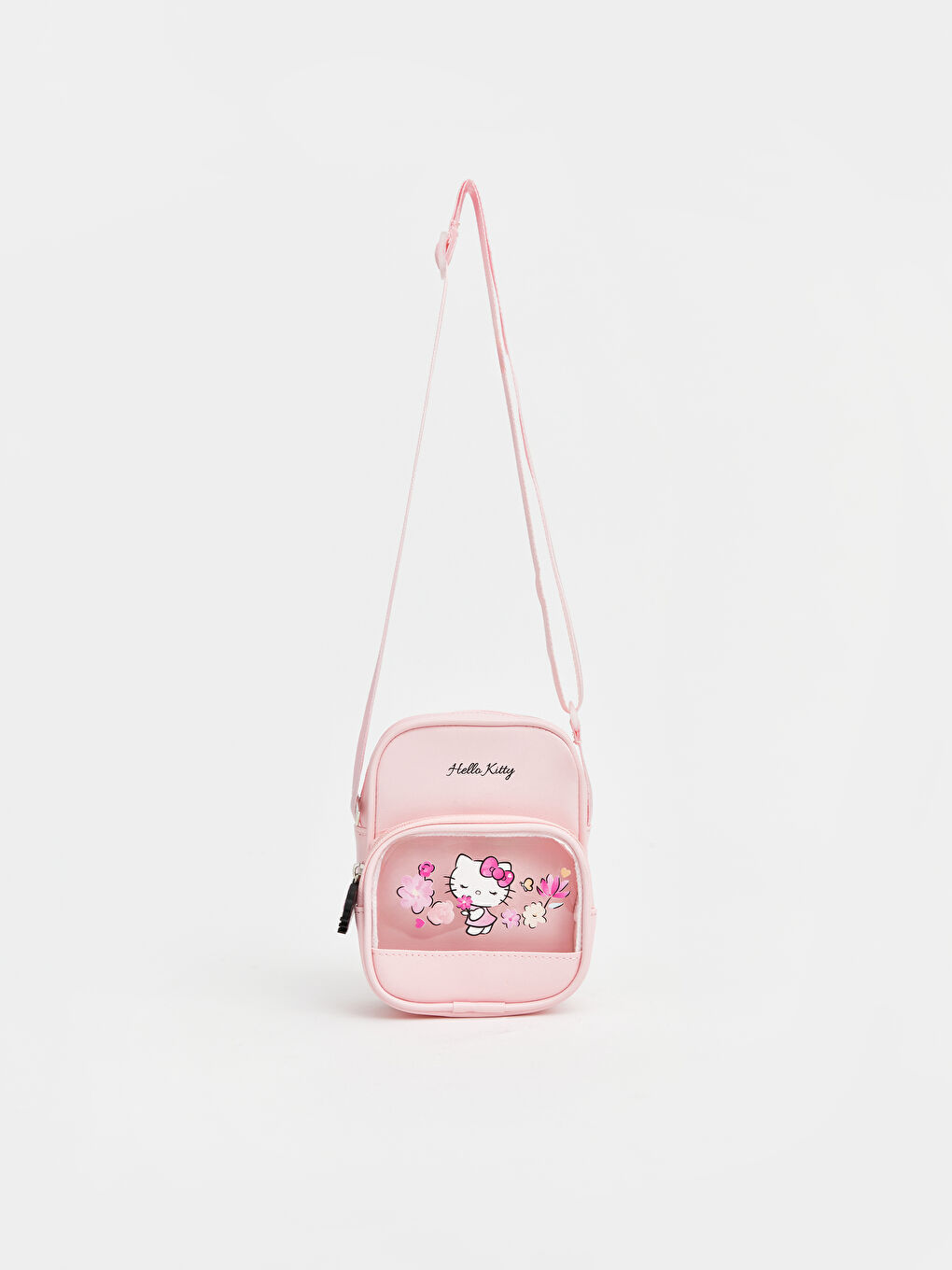 Pembe Hello Kitty Baskılı Kız Çocuk Omuz Çantası