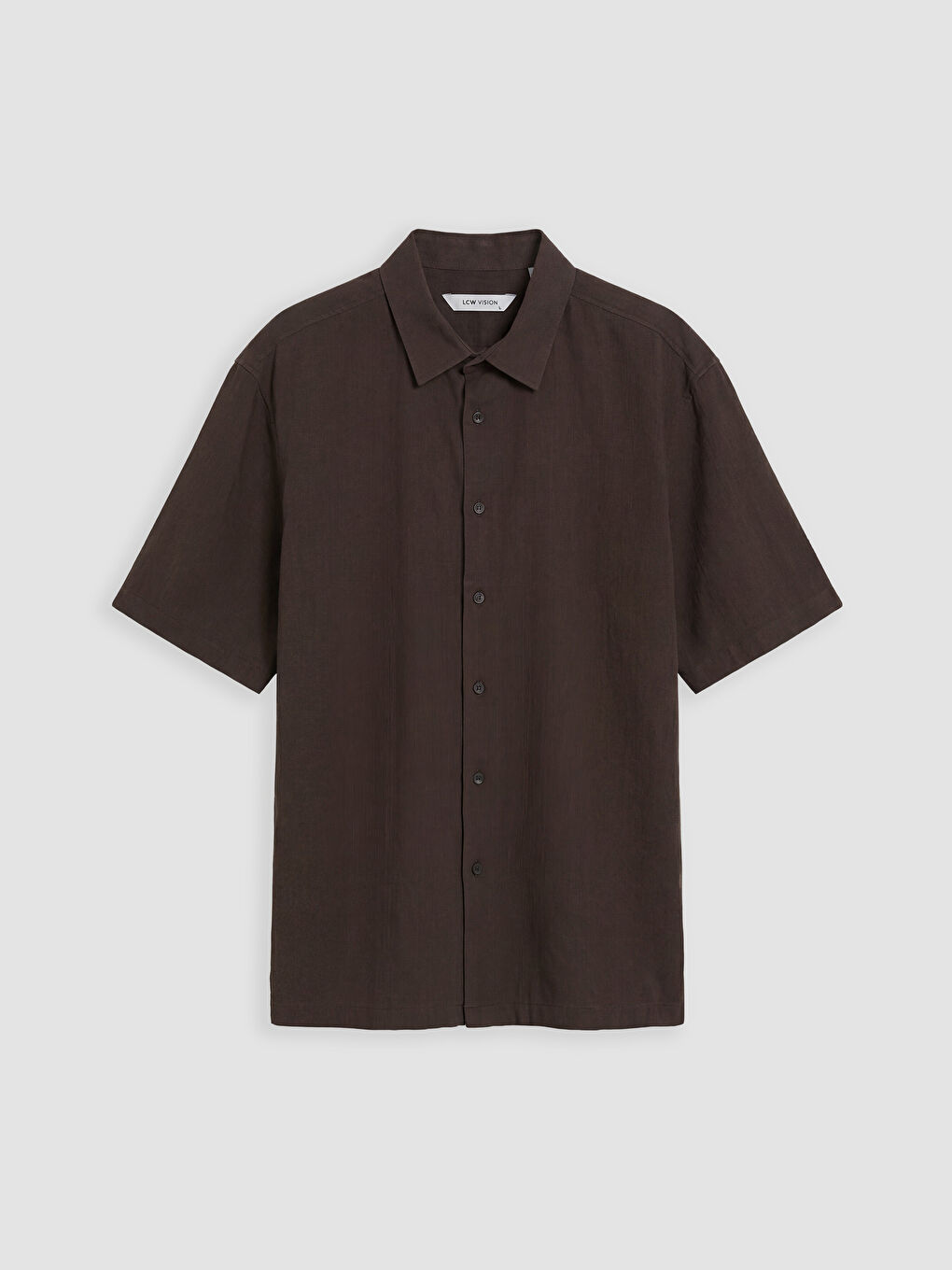 Kahverengi Regular Fit Erkek Gömlek