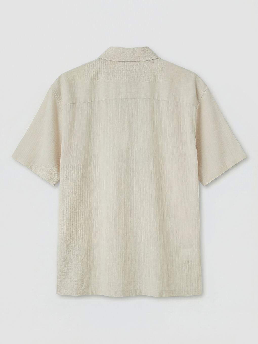 Bej Regular Fit Erkek Gömlek-1