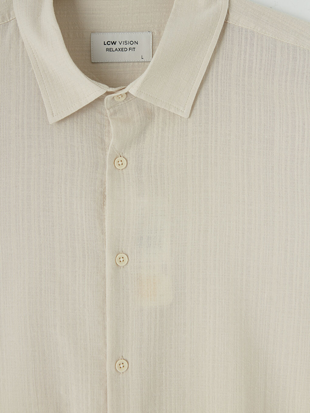 Bej Regular Fit Erkek Gömlek-2