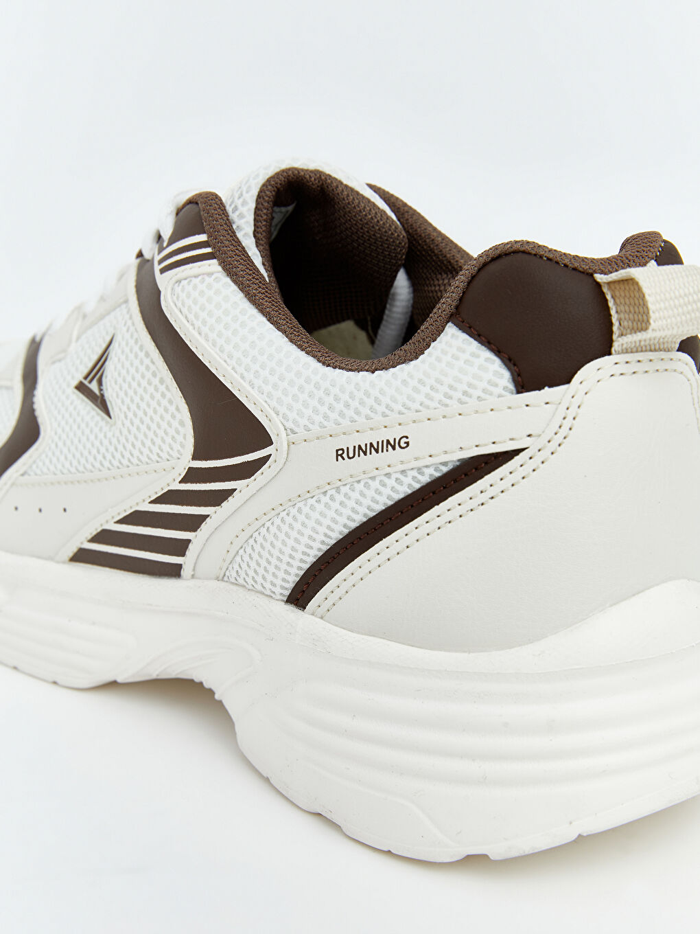 Ekru Bağcıklı Erkek Spor Ayakkabı-4