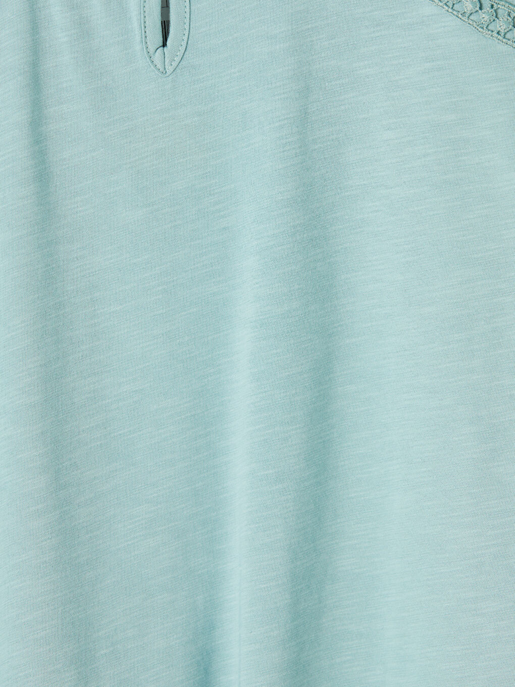 Yeşil Bisiklet Yaka Nakışlı Bluz-2