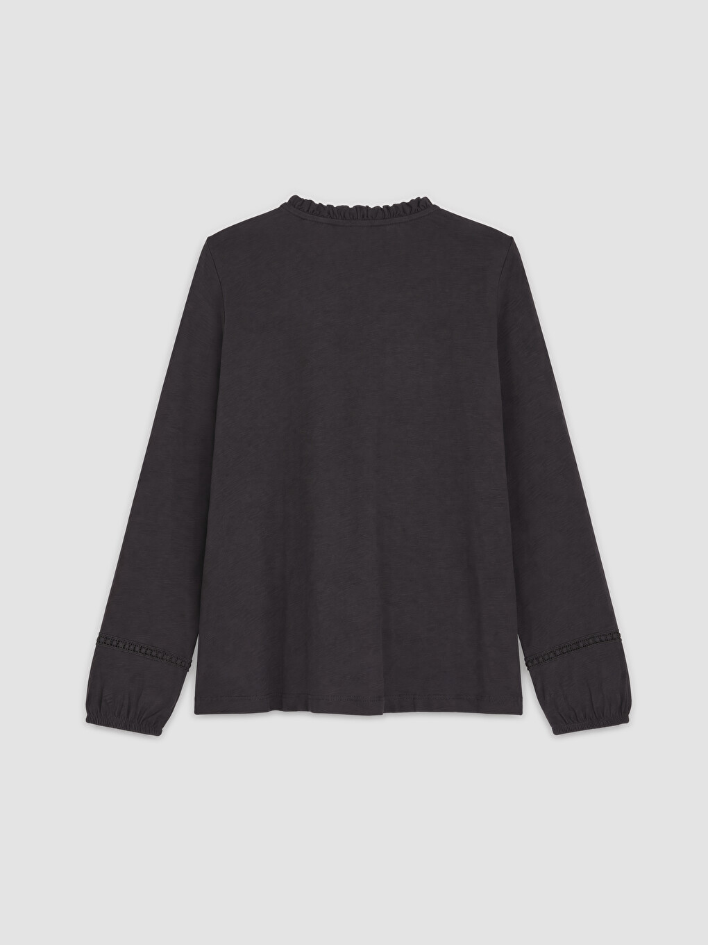 Crew Neck Embroidered Blouse-1