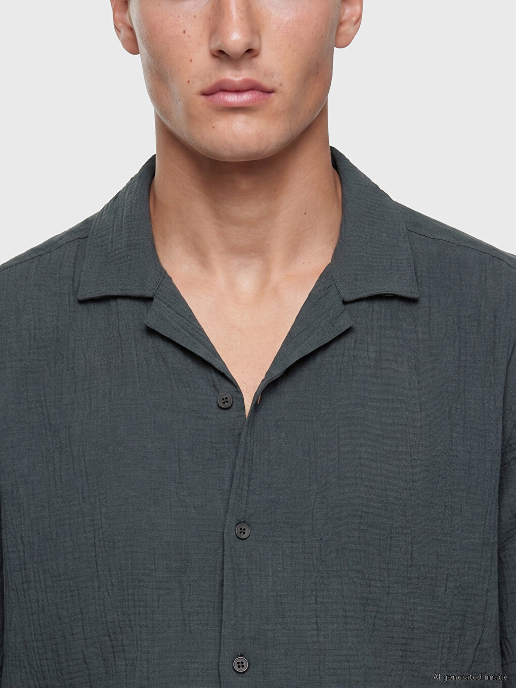 Man Green Shirt-3