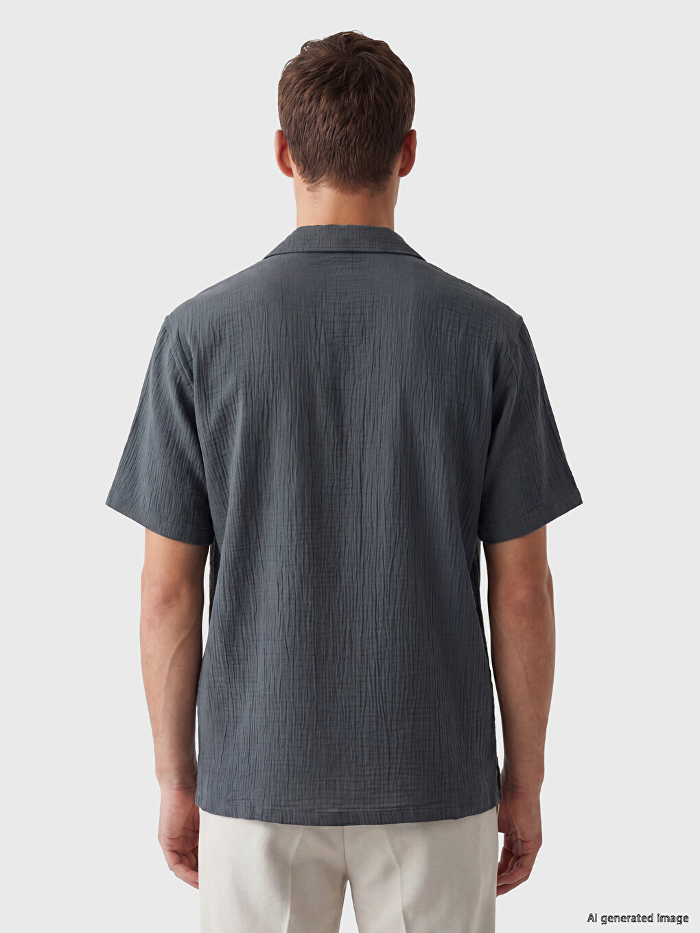 Man Green Shirt-4