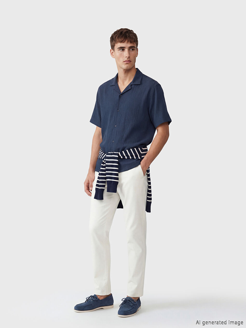 Regular Fit Crinkle Men's Shirt-1