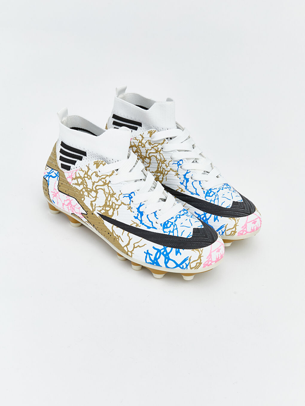 Printed Boys' Soccer Shoes