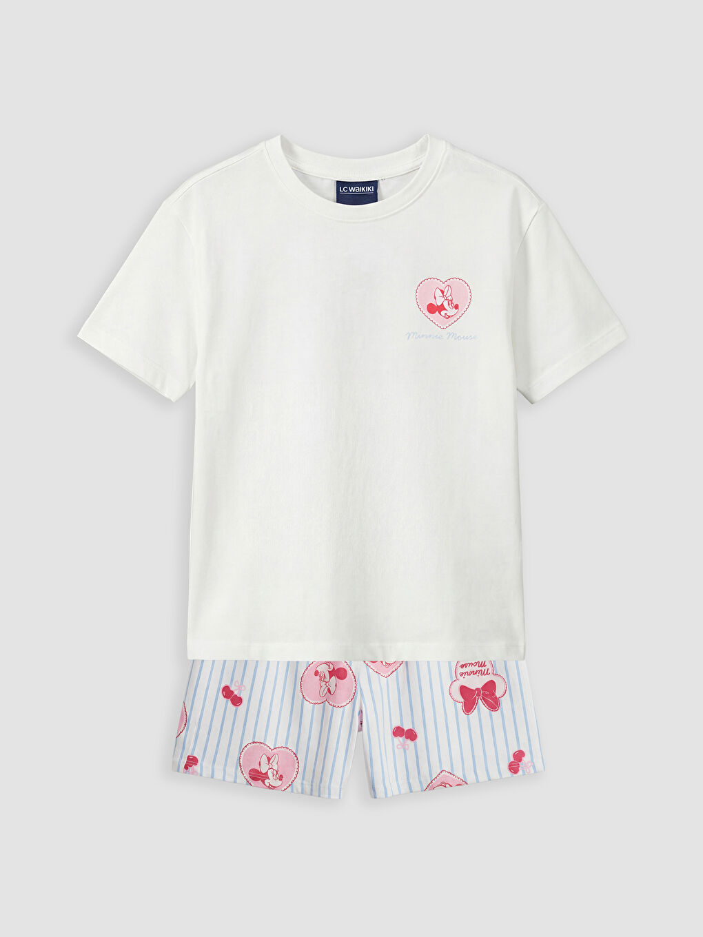 Girl ECRU Shortie Pyjama Set