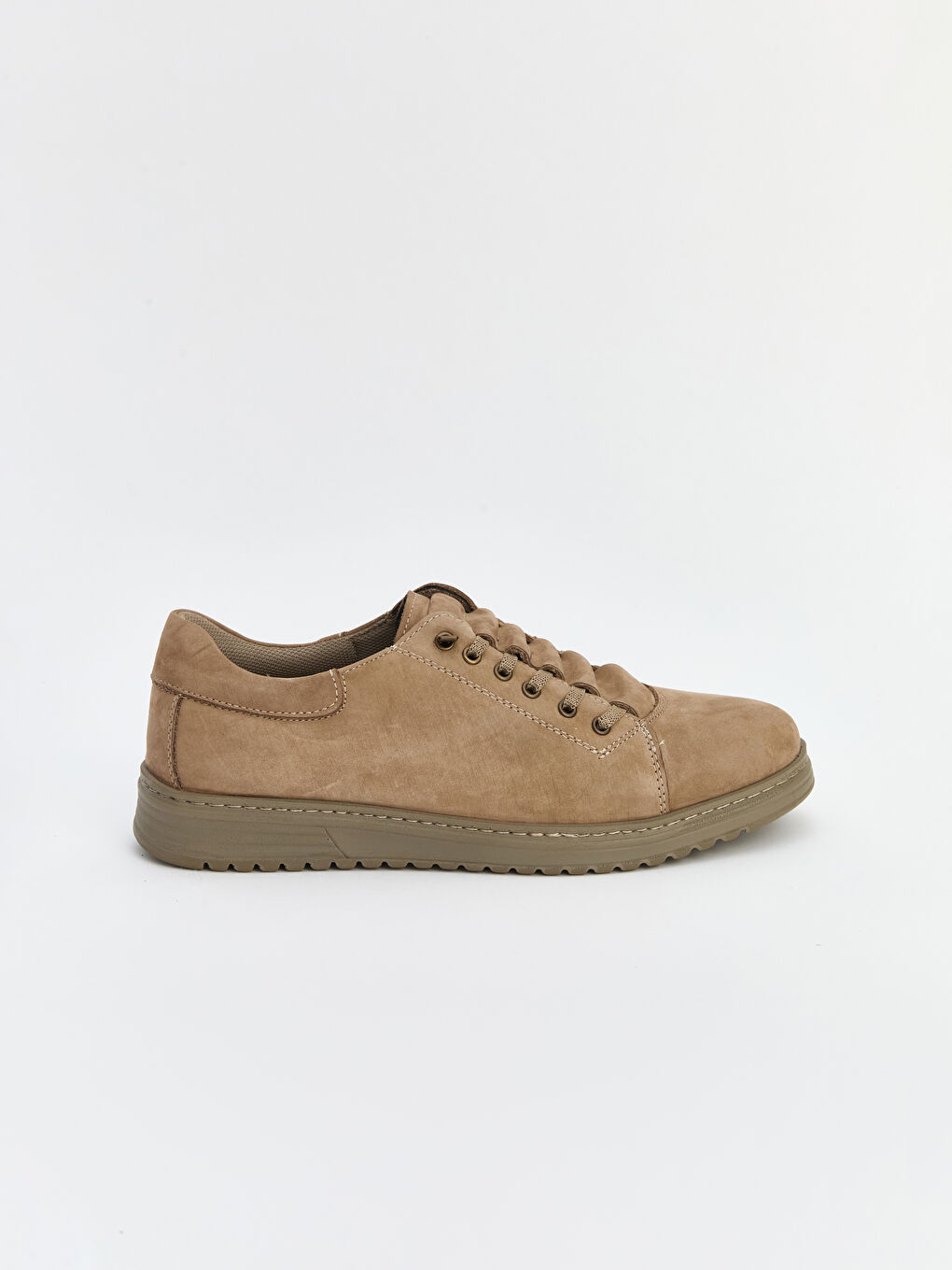 Bej Süet Görünümlü Erkek Klasik Ayakkabı-1