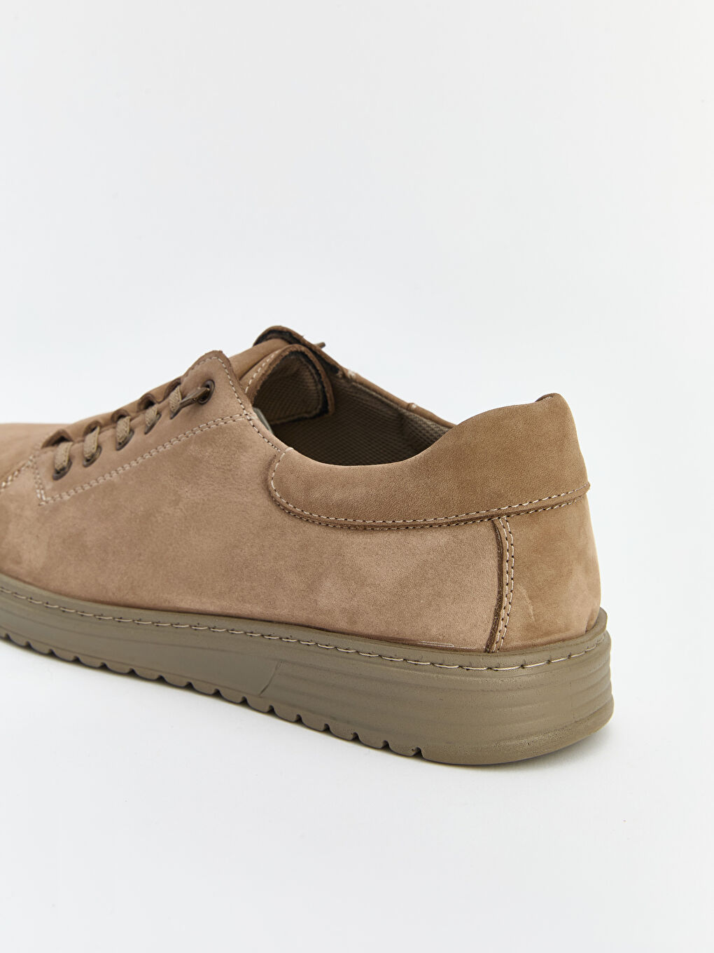 Bej Süet Görünümlü Erkek Klasik Ayakkabı-3