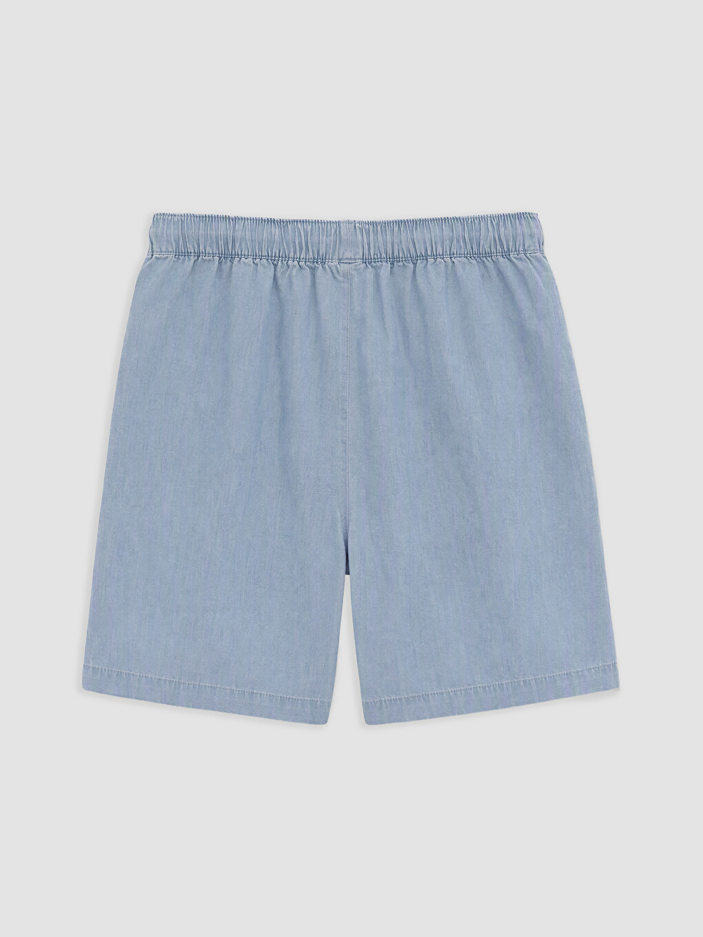 Elastic Waist Women's Jean Shorts-1