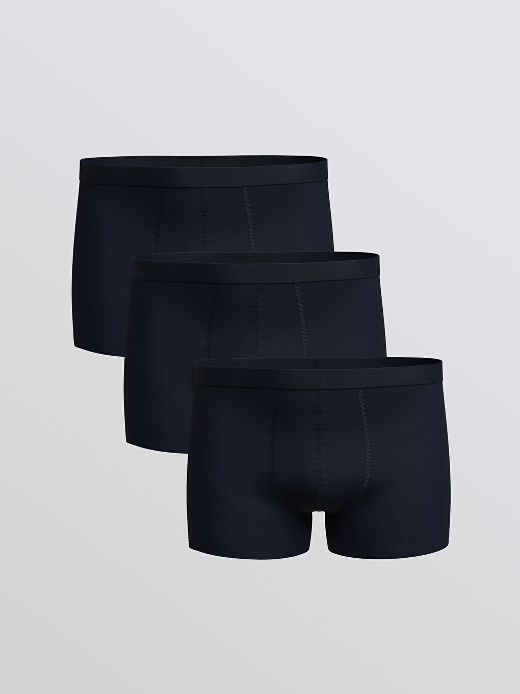 Karışık Standart Kalıp Pamuklu Esnek Erkek Boxer 3'lü