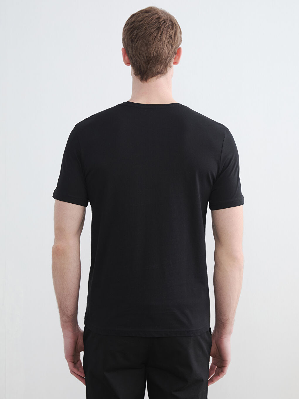 Crew Neck Printed Men's Jersey T-Shirt-3