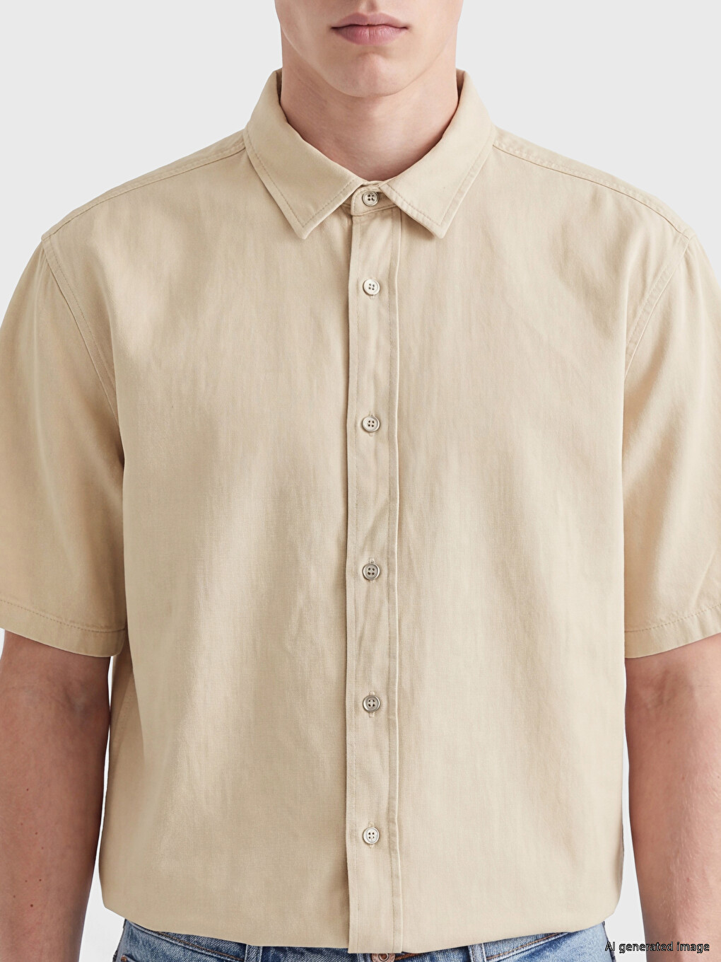 Relax Fit Gabardine Men's Shirt-1