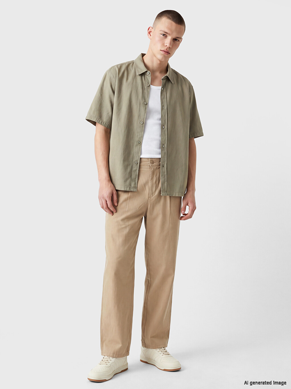 Relax Fit Gabardine Men's Shirt-1