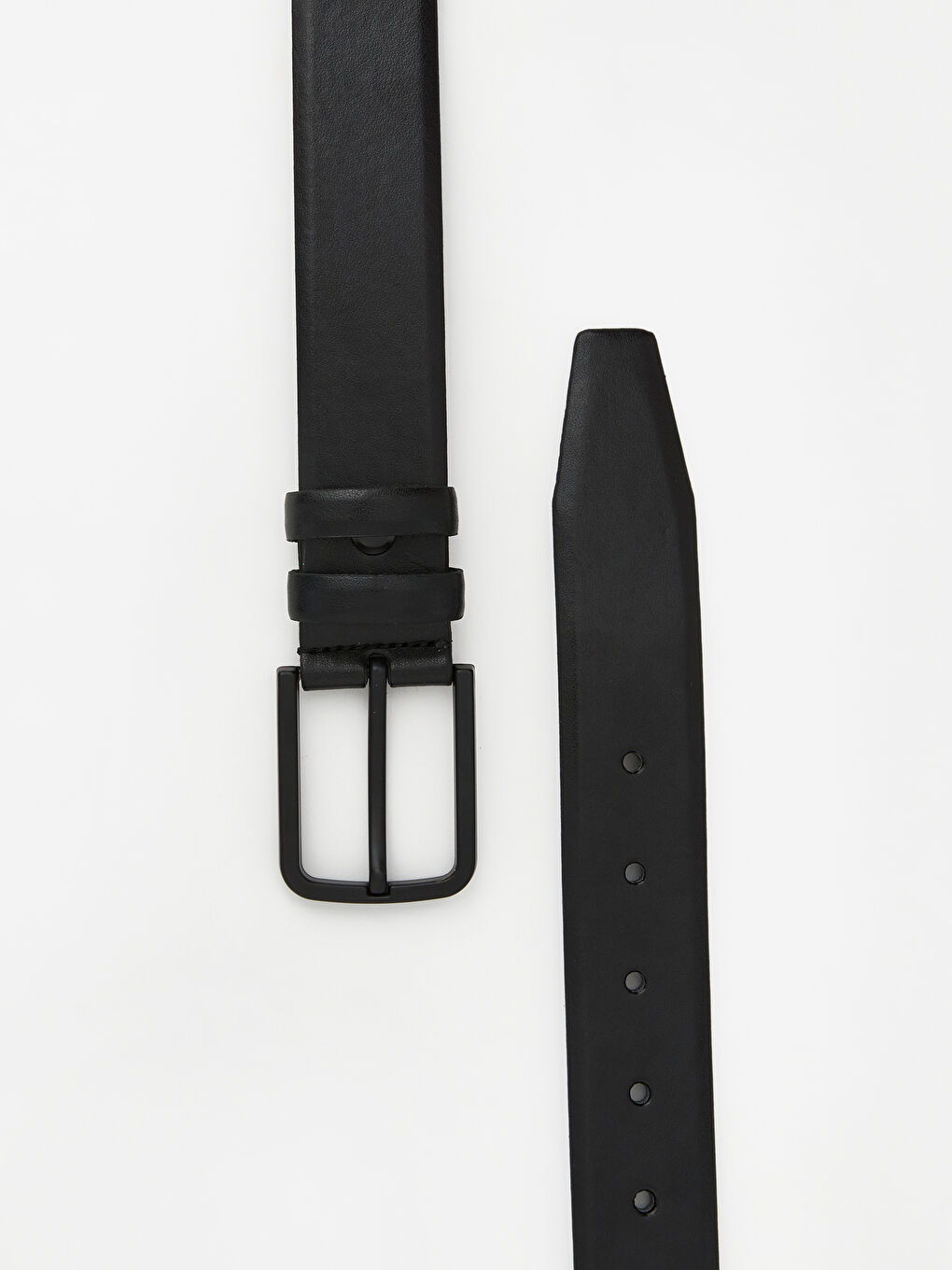 Faux Leather Men's Belt-2