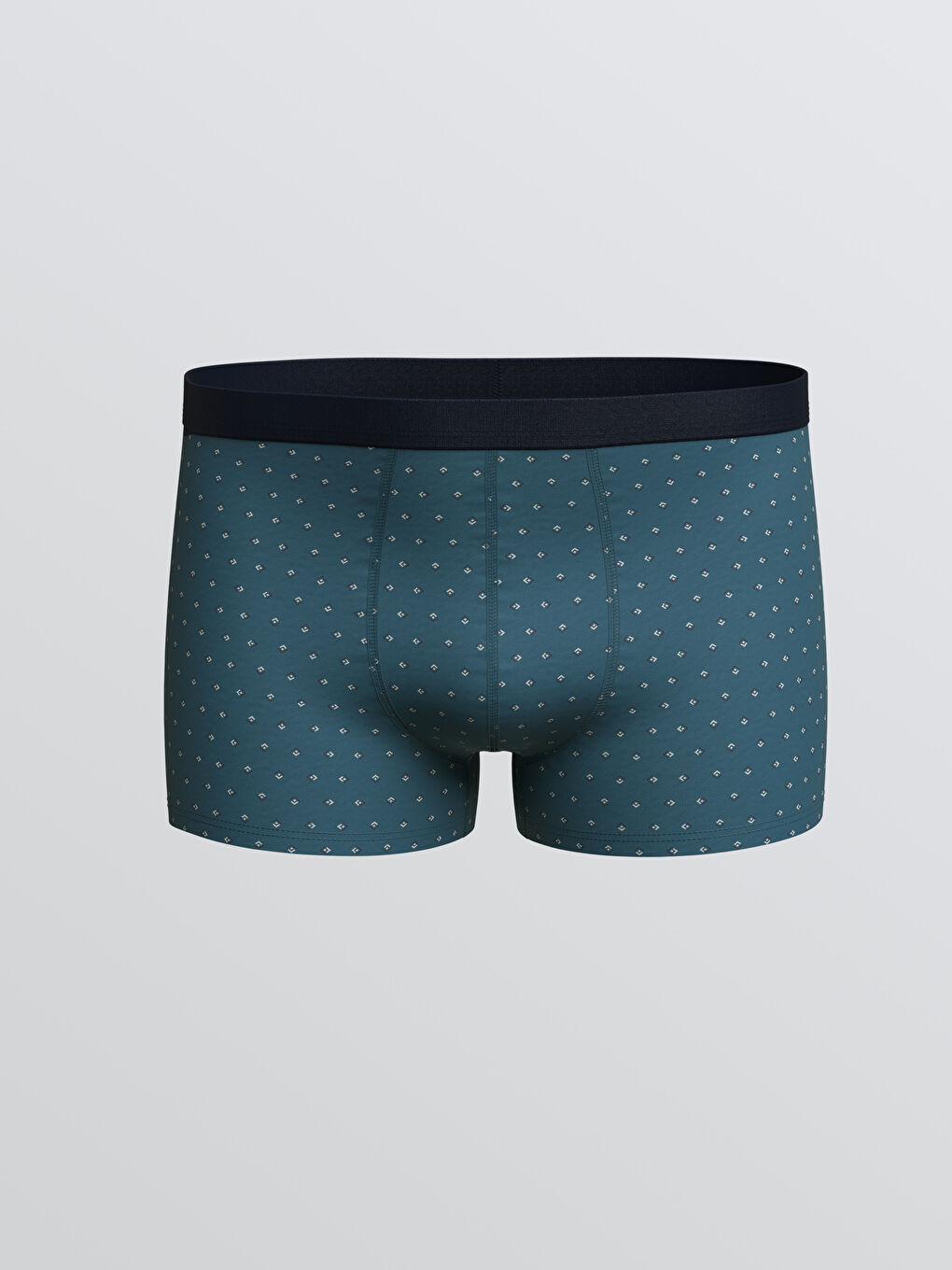 Karışık Standart Kalıp Pamuklu Esnek Erkek Boxer 3'lü-1