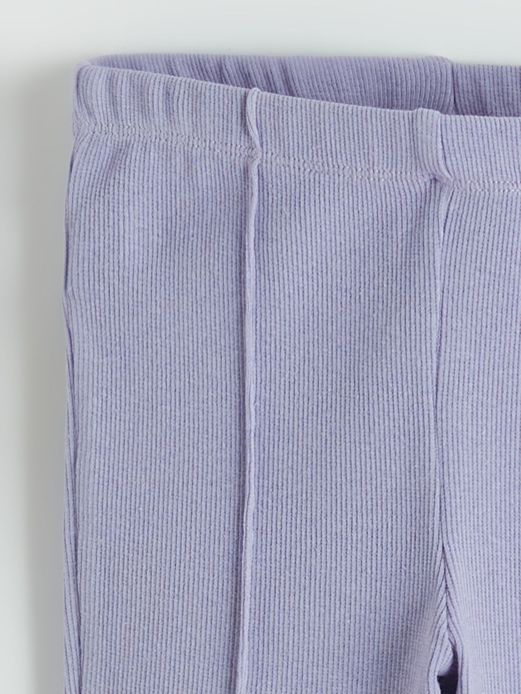 Lila Fitilli İspanyol Paça Kız Çocuk Tayt-1