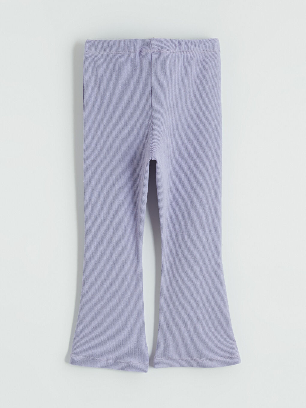 Lila Fitilli İspanyol Paça Kız Çocuk Tayt-2