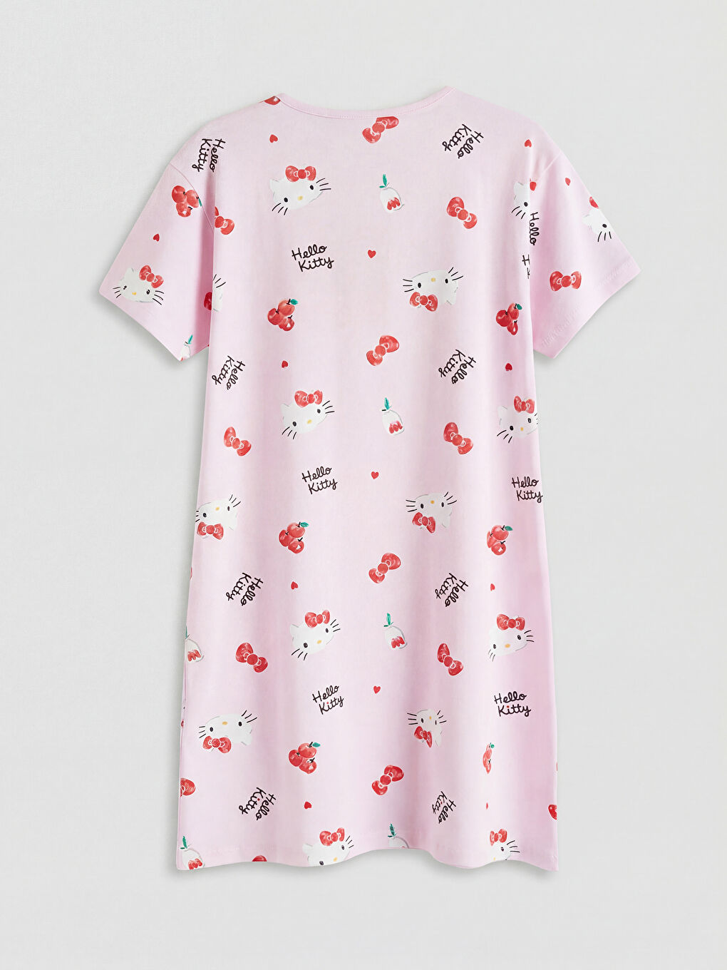 Pembe Baskılı Kız Çocuk Tişört 2'li-2