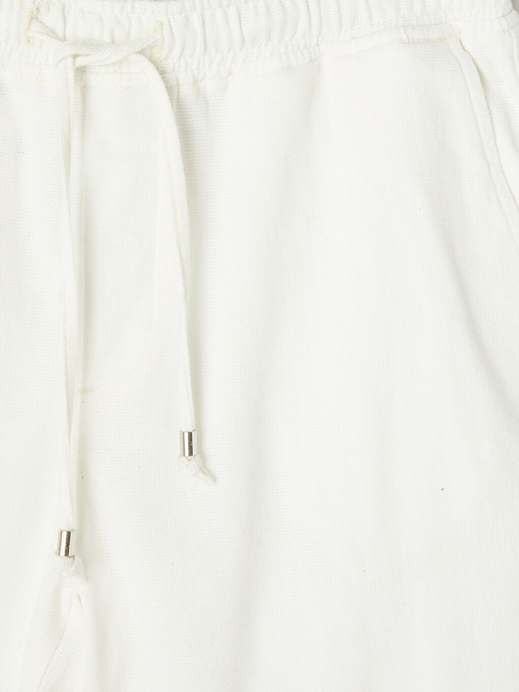 Man White Shorts-6