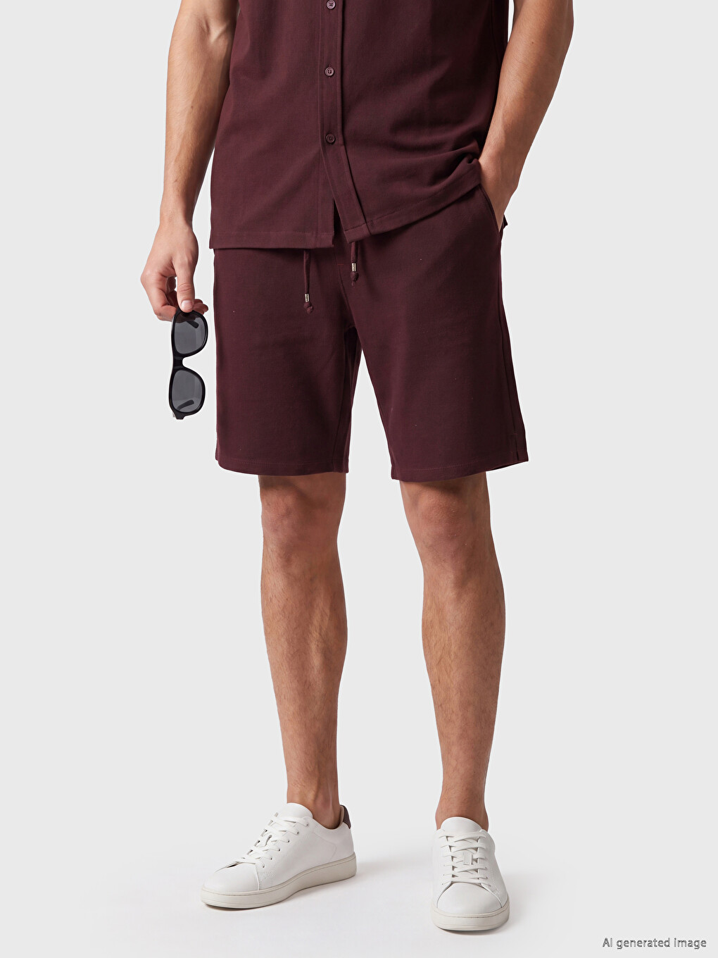 Relaxed Fit Men's Shorts-1
