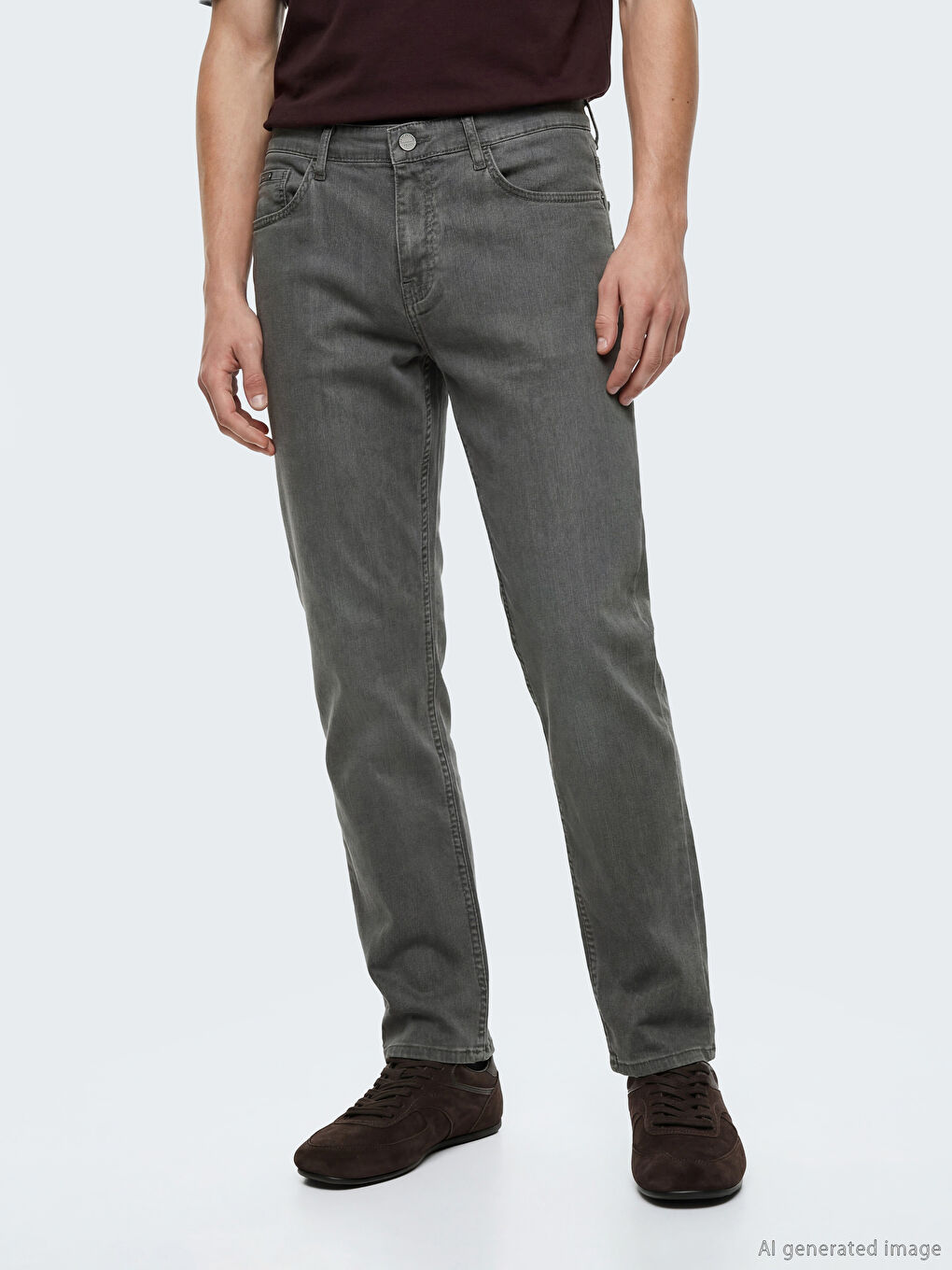 Haki 779 Regular Fit Erkek Jean Pantolon-1