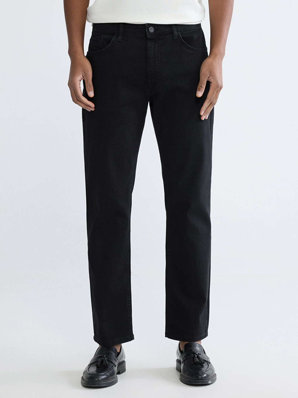 Siyah 779 Regular Fit Erkek Jean Pantolon-2