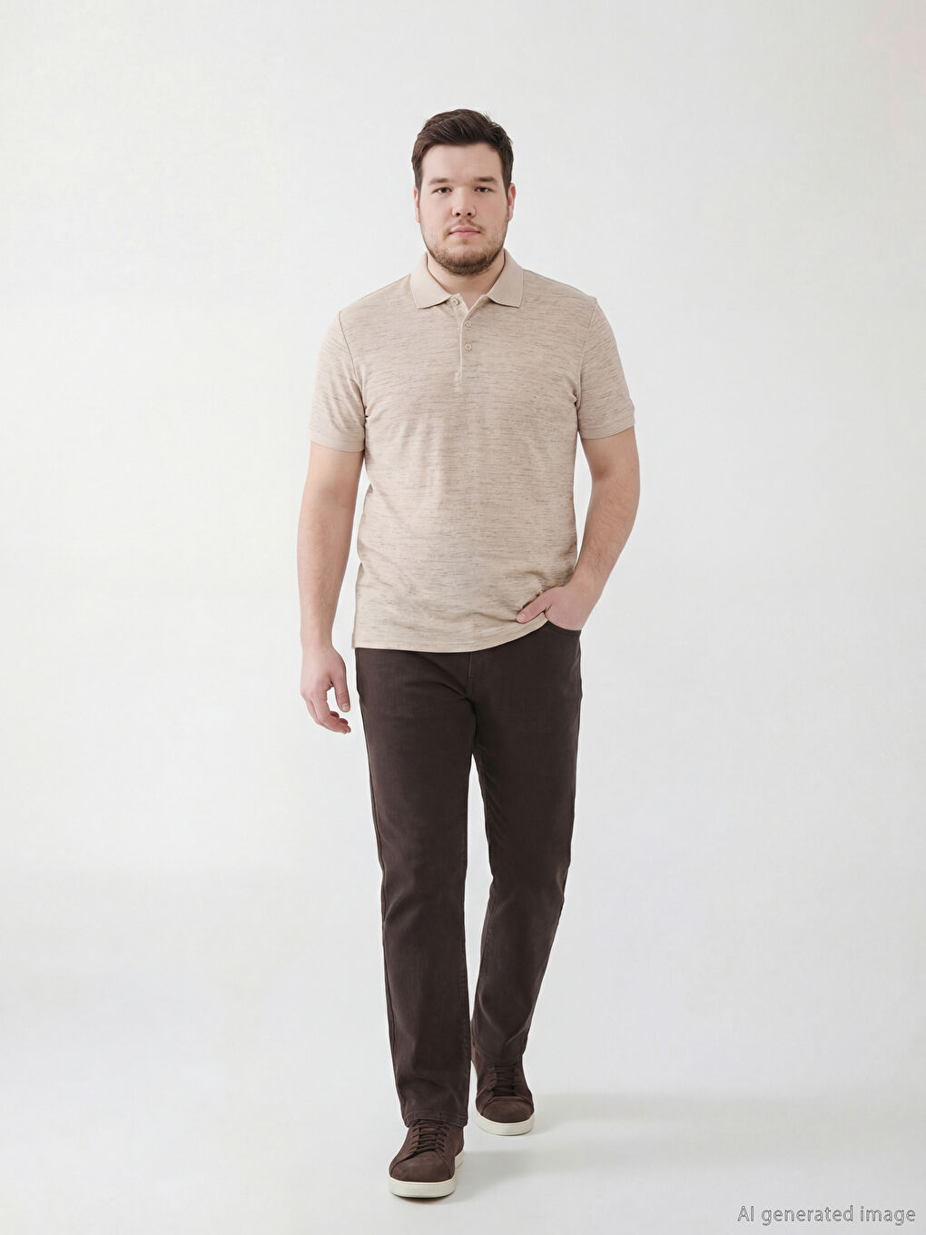 Kahverengi 779 Regular Fit Erkek Jean Pantolon-2