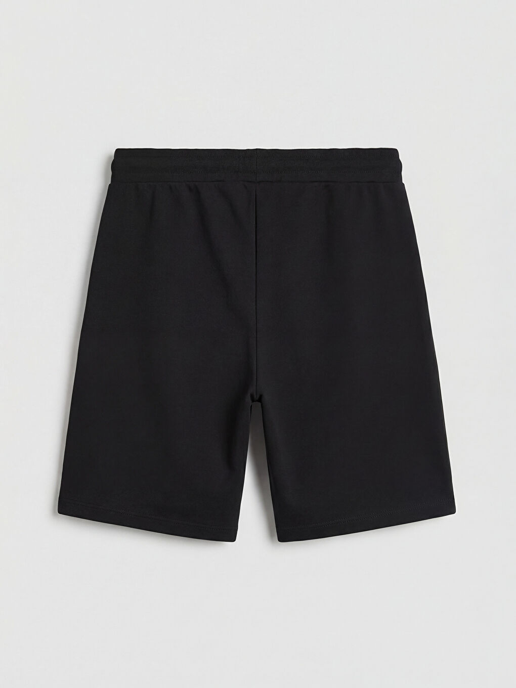 Siyah Beli Lastikli Erkek Çocuk Şort-1