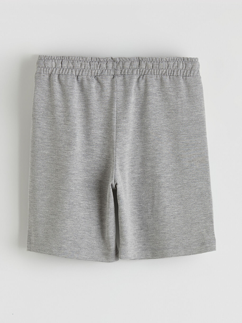 Gri Beli Lastikli Erkek Çocuk Şort-2
