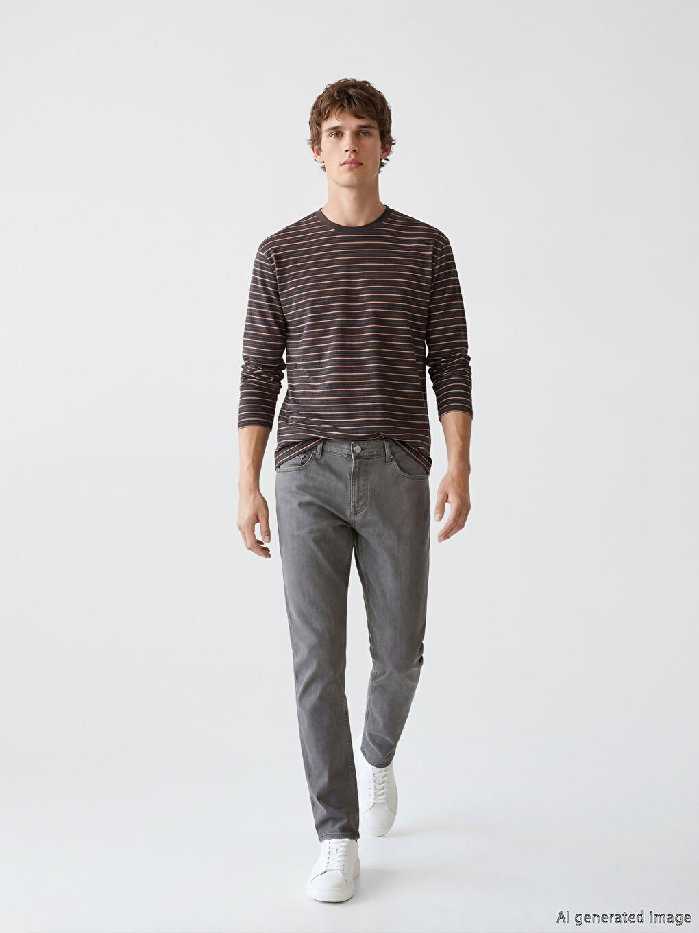 Kahverengi 779 Regular Fit Erkek Jean Pantolon