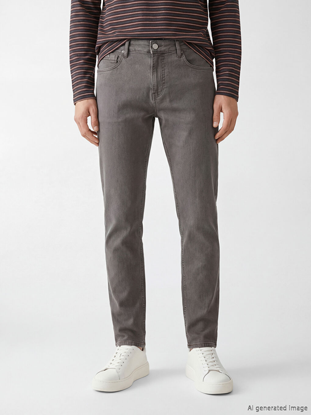 Kahverengi 779 Regular Fit Erkek Jean Pantolon-1