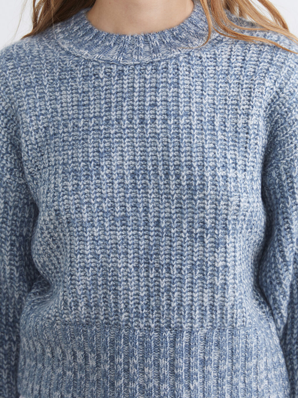 Mavi Bisiklet Yaka Kadın Triko Kazak-2