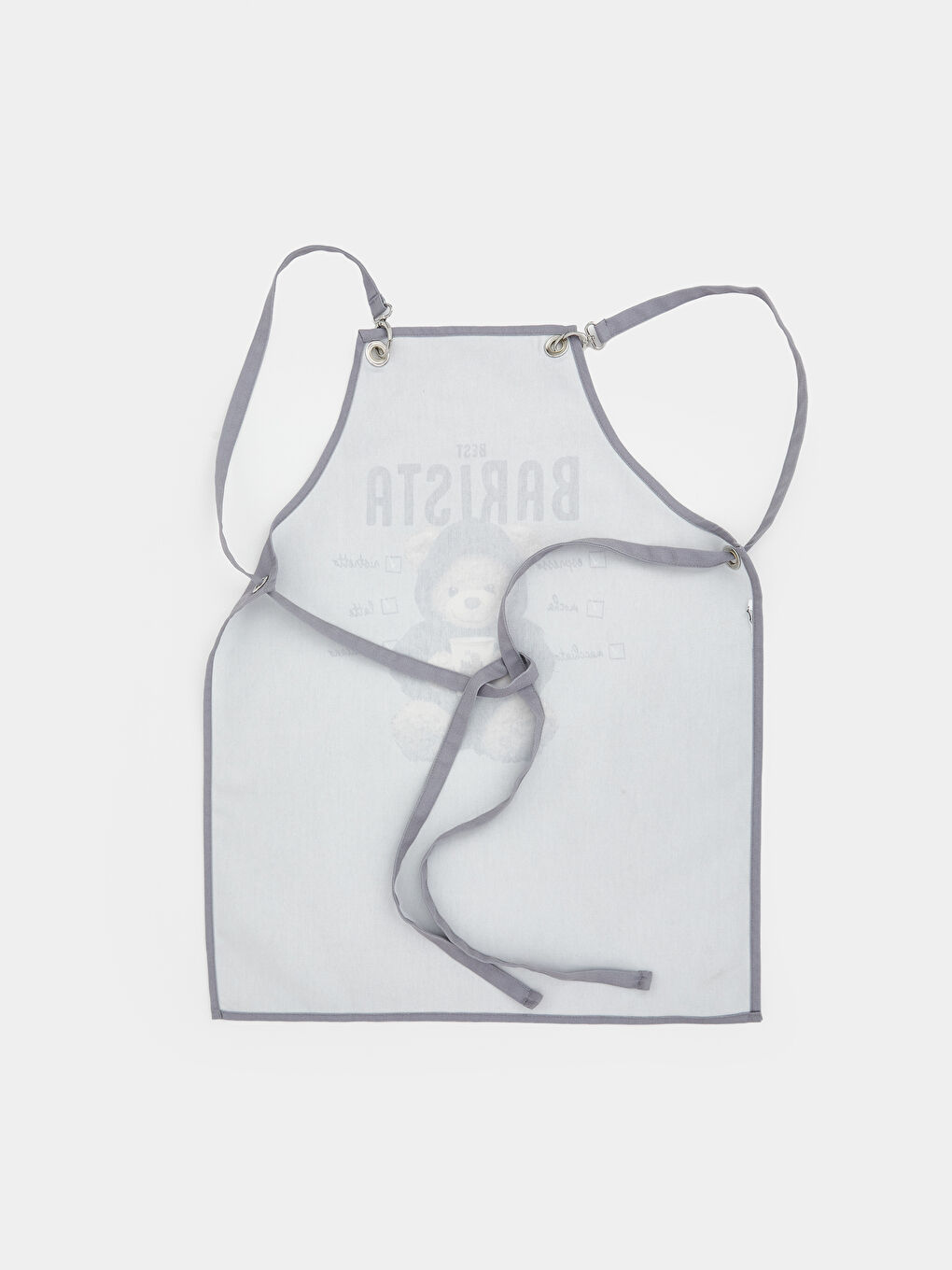 Karışık Barista Ayıcık Baskılı Kadın Mutfak Önlüğü-2